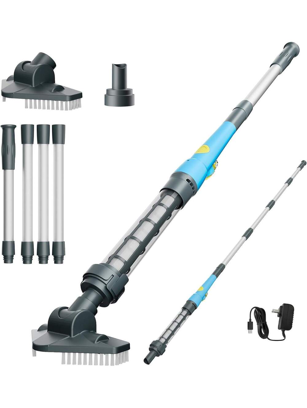 Cordless Rechargeable Pool Vacuum Spa Hot Tub Pool Cleaner Long 60 Mins Runtime